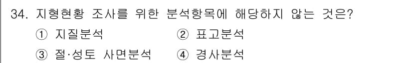 방재기사 2020년 34번 - 정답과 핵심 포인트를 검수 중인 기출문제