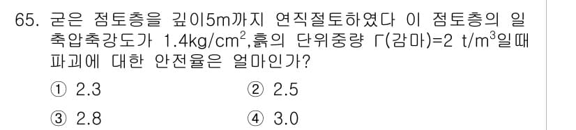 방재기사 2020년 65번 - 정답과 핵심 포인트를 검수 중인 기출문제