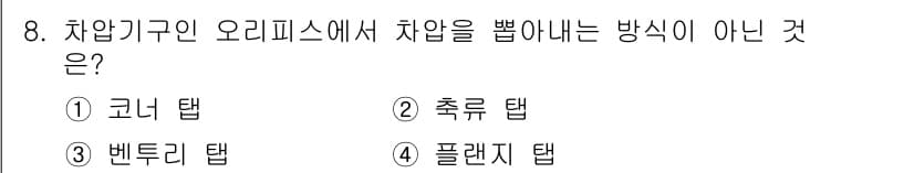 설비보전기사(구) 2022년 8번 - 정답과 핵심 포인트를 검수 중인 기출문제
