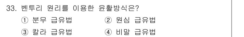 설비보전기사 2022년 33번 - . 분무 급유법  
분무 급유법은 벨트와 같은 기계 부품에 윤활유를 분사... 에 관한 핵심 기출문제