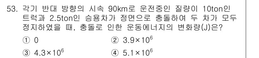 화공기사 2022년 53번 - 정답과 핵심 포인트를 검수 중인 기출문제