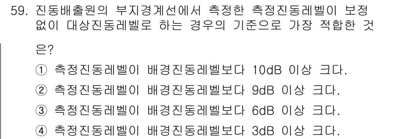 소음진동기사(구) 2022년 59번 - 정답과 핵심 포인트를 검수 중인 기출문제