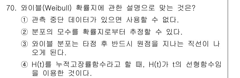 품질경영기사 2022년 74번 - 정답과 핵심 포인트를 검수 중인 기출문제