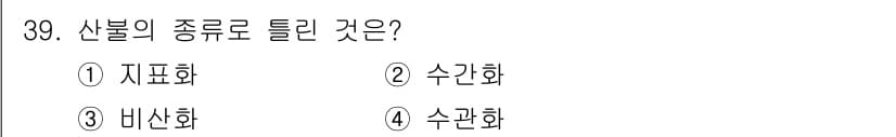 화재감식평가기사 2022년 39번 - 정답과 핵심 포인트를 검수 중인 기출문제