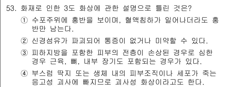 화재감식평가기사 2022년 53번 - 정답과 핵심 포인트를 검수 중인 기출문제