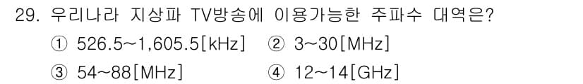 방송통신기능사 2022년 29번 - 정답과 핵심 포인트를 검수 중인 기출문제