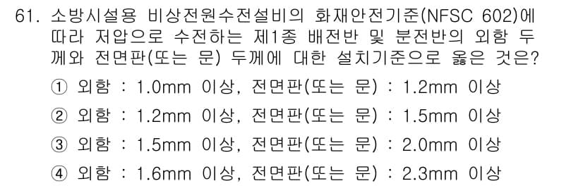 소방설비기사(전기분야) 2022년 62번 - 정답과 핵심 포인트를 검수 중인 기출문제