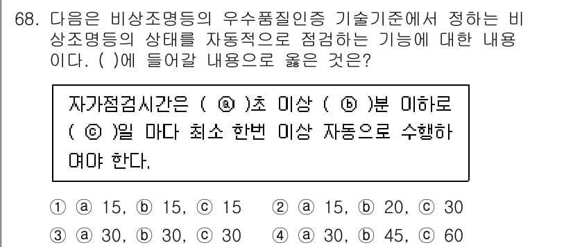 소방설비기사(전기분야) 2022년 69번 - 정답과 핵심 포인트를 검수 중인 기출문제
