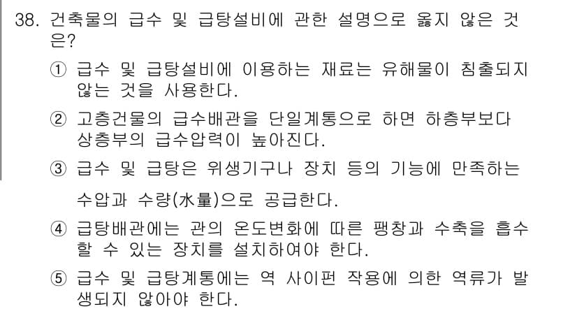 주택관리사보_2차 2021년 38번 - 정답과 핵심 포인트를 검수 중인 기출문제