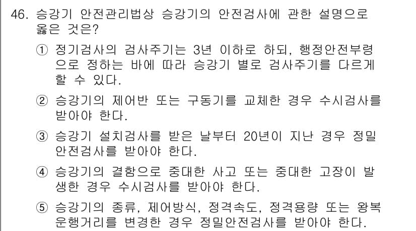 주택관리사보_2차 2021년 46번 - 정답과 핵심 포인트를 검수 중인 기출문제