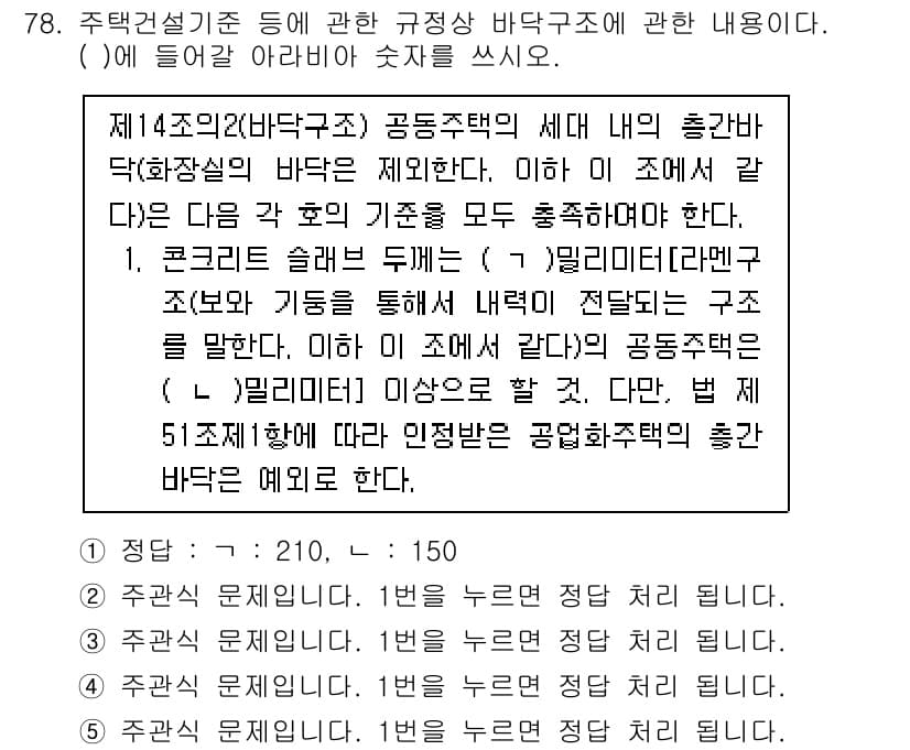 주택관리사보_2차 2021년 78번 - 정답과 핵심 포인트를 검수 중인 기출문제