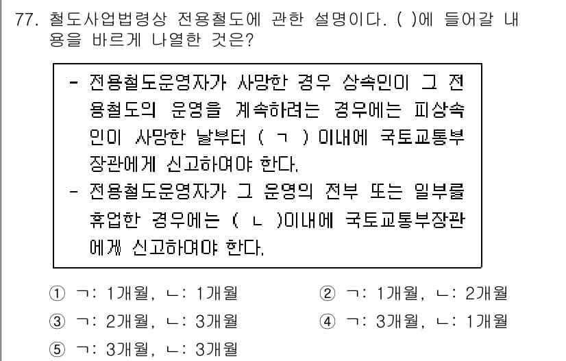 물류관리사_2교시 2022년 77번 - 정답과 핵심 포인트를 검수 중인 기출문제