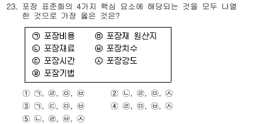 유통관리사_1급 2022년 23번 - 먼저 문제의 핵심 조건과 판단 기준을 차례대로 정리해야 합니다. 제시된 ... 에 관한 핵심 기출문제