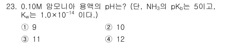 화학분석기사(구) 2022년 23번 - 정답과 핵심 포인트를 검수 중인 기출문제