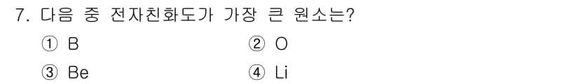 화학분석기사(구) 2022년 7번 - 정답과 핵심 포인트를 검수 중인 기출문제