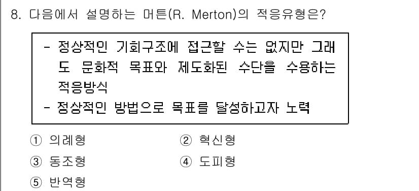 청소년상담사_1급(2교시) 2022년 8번 - 정답과 핵심 포인트를 검수 중인 기출문제