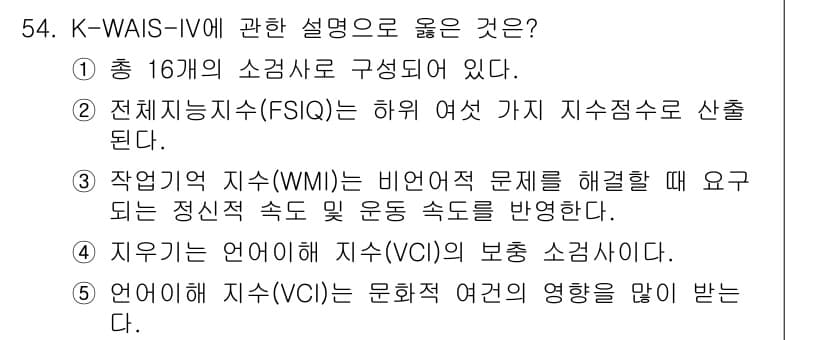 청소년상담사_2급(1교시)(구) 2022년 54번 - 정답과 핵심 포인트를 검수 중인 기출문제