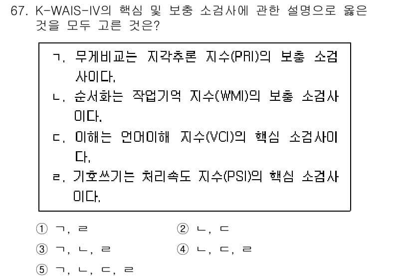 청소년상담사_2급(1교시)(구) 2022년 67번 - 정답과 핵심 포인트를 검수 중인 기출문제