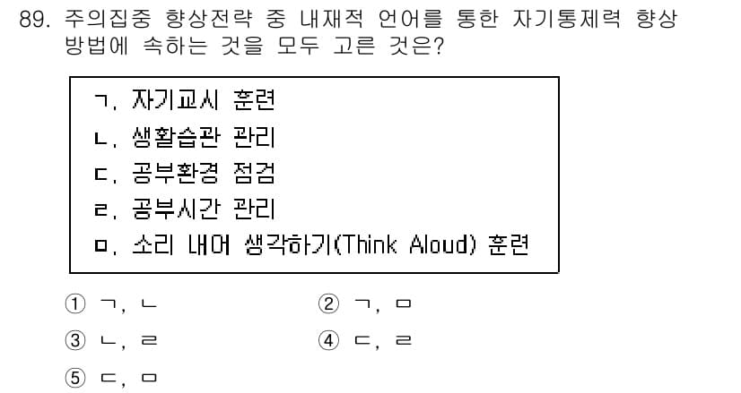 청소년상담사_2급(2교시)(구) 2022년 89번 - 정답과 핵심 포인트를 검수 중인 기출문제