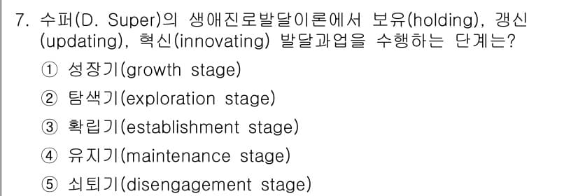 청소년상담사_2급(2교시) 2022년 7번 - 정답과 핵심 포인트를 검수 중인 기출문제