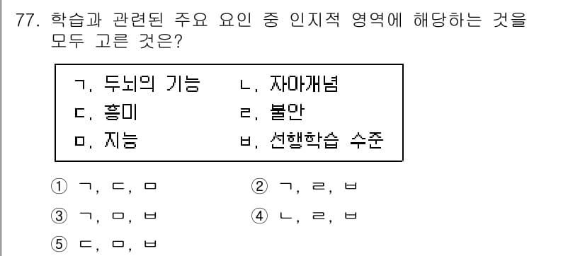 청소년상담사_2급(2교시) 2022년 77번 - 정답과 핵심 포인트를 검수 중인 기출문제
