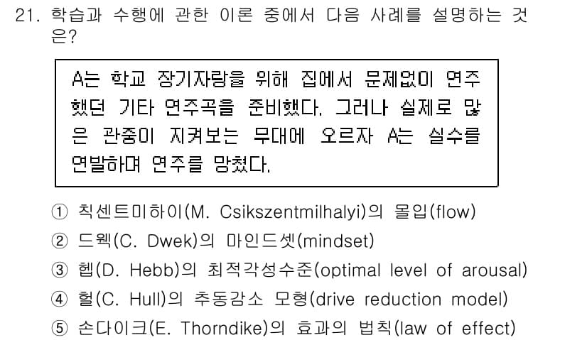 청소년상담사_3급(2교시) 2022년 21번 - 정답과 핵심 포인트를 검수 중인 기출문제