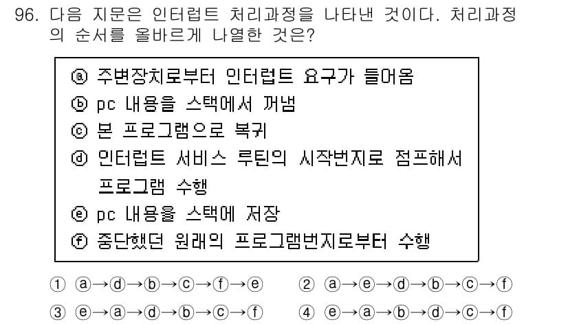 정보통신기사(구) 2022년 96번 - 정답 2번은 "pc 내용을 스크랩해서"가 프로그램 수집의 기본 단계로 적... 에 관한 핵심 기출문제