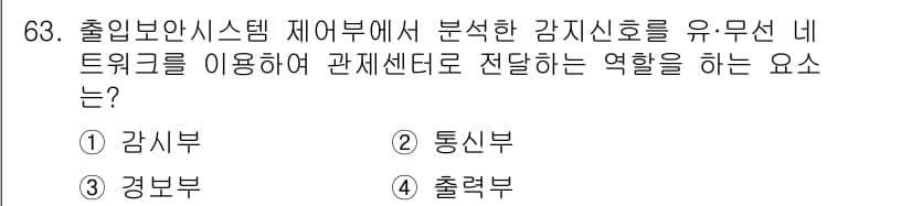 정보통신기사 2022년 63번 - 정답과 핵심 포인트를 검수 중인 기출문제