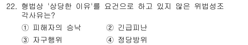 경비지도사_1차(법학개론,민간경비론) 2022년 22번 - 정답과 핵심 포인트를 검수 중인 기출문제