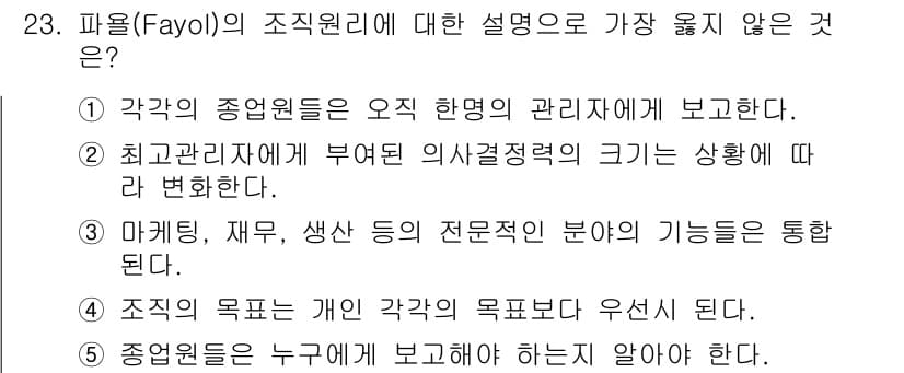 유통관리사_2급 2022년 23번 - 정답과 핵심 포인트를 검수 중인 기출문제