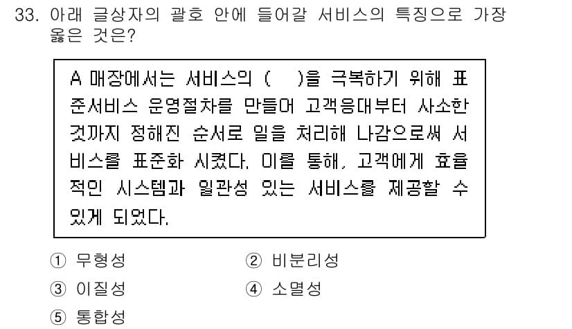 유통관리사_3급 2022년 33번 - 정답과 핵심 포인트를 검수 중인 기출문제