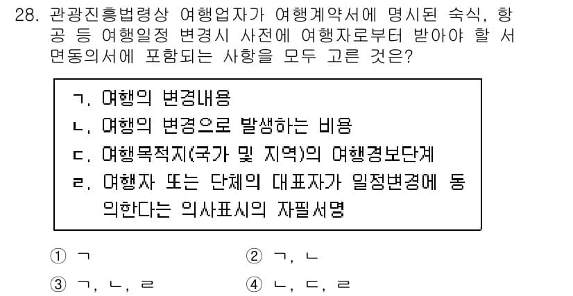 국내여행안내사_1차 2022년 28번 - 정답과 핵심 포인트를 검수 중인 기출문제