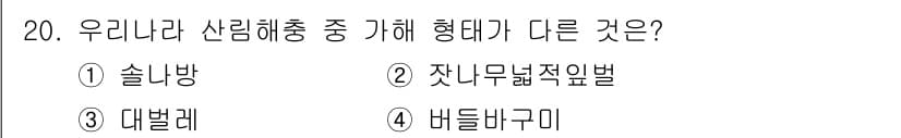 9급_지방직_공무원_조림 2022년 20번 - 정답과 핵심 포인트를 검수 중인 기출문제