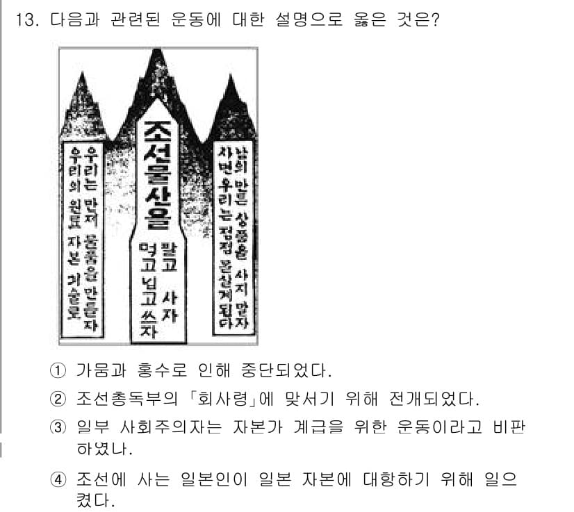 9급_지방직_공무원_한국사 2022년 13번 - 정답과 핵심 포인트를 검수 중인 기출문제