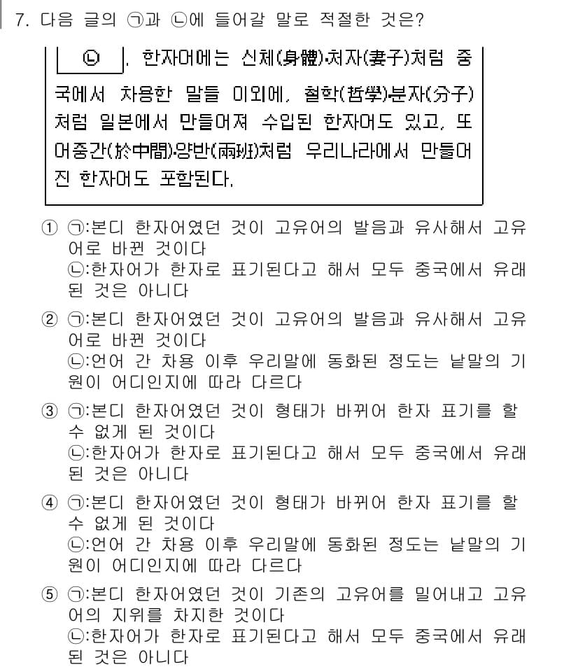 PSAT_언어논리 2022년 7번 - 정답과 핵심 포인트를 검수 중인 기출문제