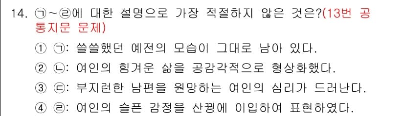경찰공무원(순경)_국어 2021년 14번 - 정답과 핵심 포인트를 검수 중인 기출문제