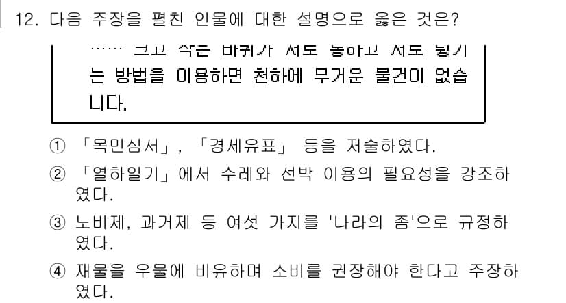 경찰공무원(순경)_한국사 2021년 12번 - 정답과 핵심 포인트를 검수 중인 기출문제