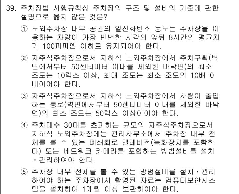 주택관리사보_2차 2022년 39번 - 정답과 핵심 포인트를 검수 중인 기출문제