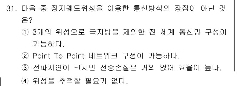 무선설비기사 2022년 31번 - 전파지연이 없는 전송선로에서는 전기 신호가 빠르게 전달될 수 있지만, 실... 에 관한 핵심 기출문제