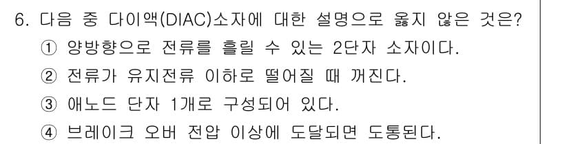 정보통신기능사 2022년 6번 - 정답과 핵심 포인트를 검수 중인 기출문제