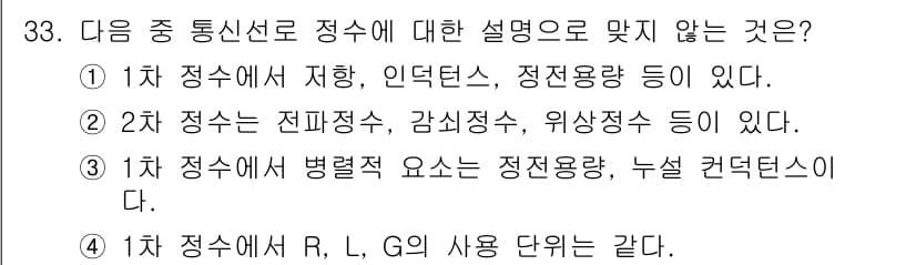 통신설비기능장 2022년 33번 - 정답과 핵심 포인트를 검수 중인 기출문제