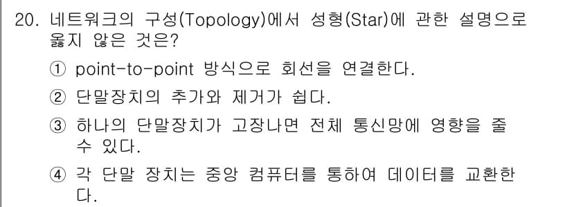 네트워크관리사_2급 2022년 22번 - 정답과 핵심 포인트를 검수 중인 기출문제