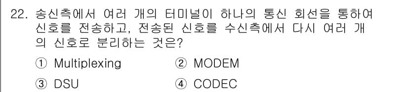 네트워크관리사_2급 2022년 24번 - 정답과 핵심 포인트를 검수 중인 기출문제