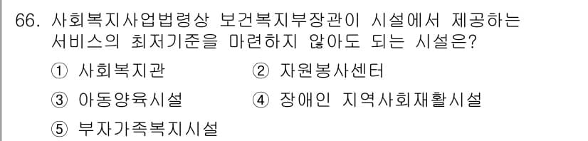 사회복지사_1급(3교시)(구) 2023년 66번 - 정답과 핵심 포인트를 검수 중인 기출문제