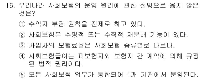 사회복지사_1급(3교시) 2023년 16번 - 정답과 핵심 포인트를 검수 중인 기출문제