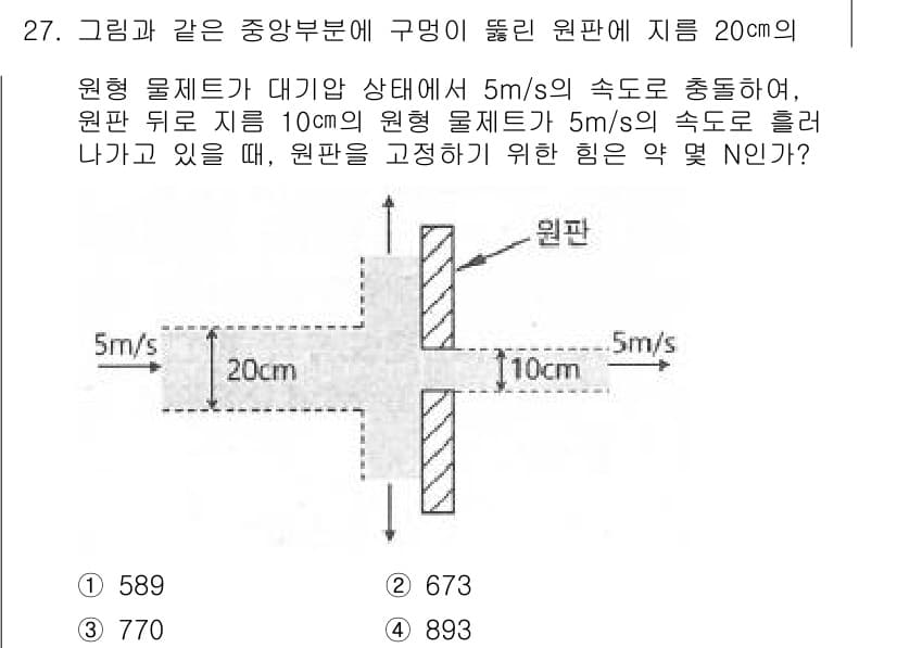 소방설비기사(기계분야) 2022년 27번 - 정답과 핵심 포인트를 검수 중인 기출문제