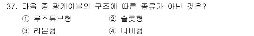 정보통신기능사 2023년 37번 - 정답과 핵심 포인트를 검수 중인 기출문제