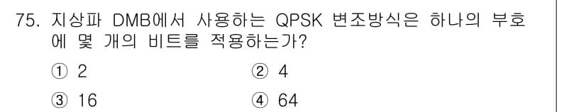 방송통신기사(구) 2015년 75번 - 정답과 핵심 포인트를 검수 중인 기출문제