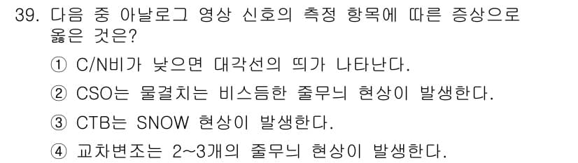 방송통신기사 2015년 39번 - 정답과 핵심 포인트를 검수 중인 기출문제
