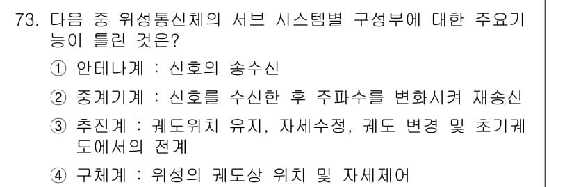 방송통신기사 2015년 73번 - 정답과 핵심 포인트를 검수 중인 기출문제